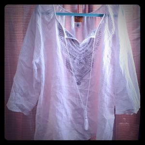 *SOLD* Ruby Rd Boho Blouse Sz 1X
